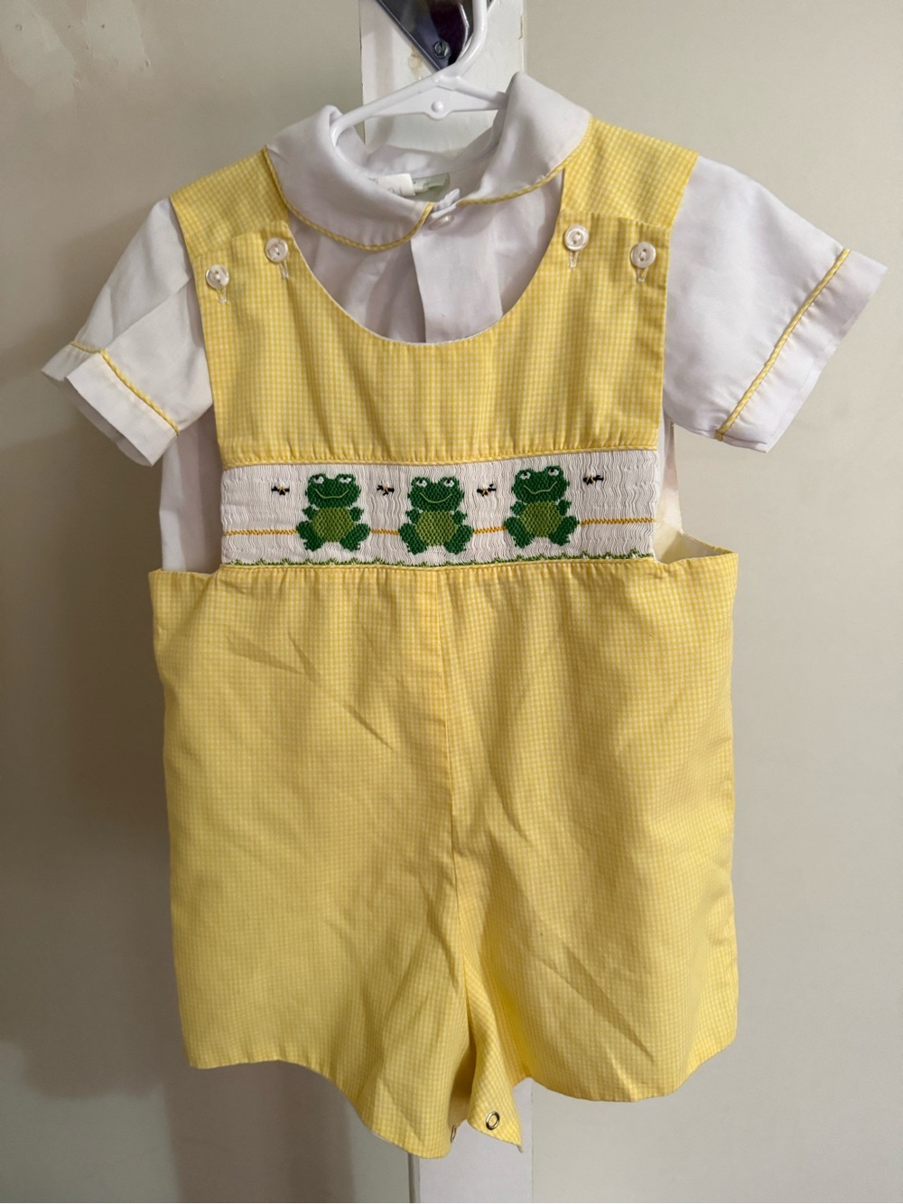 Be Mine Smocked Frog Outfit